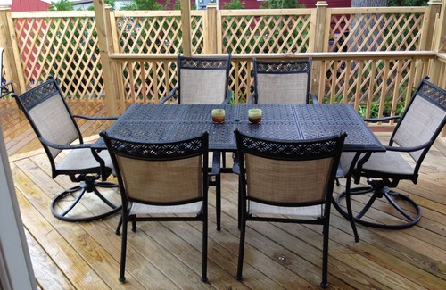 Suttons Bay Apartment | 2br Suite with Private Garden - Downtown Suttons Bay - Walk to Everything!