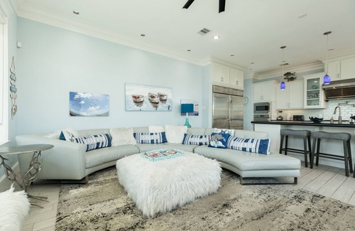 Beachside Village House | 2nd Row Dog Friendly Home w/Gulf views, 2 Decks, Screened Area