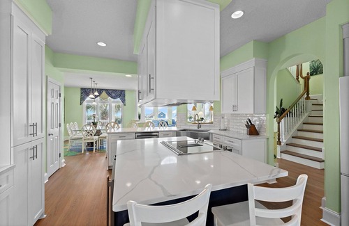 Emerald Isle House | 2nd Row Oceanview, private pool, elevator, golf cart, and easy beach access.