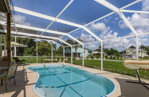 Saint James City House | 3/3 AMAZING HEATED POOL HOME in St. James City!
