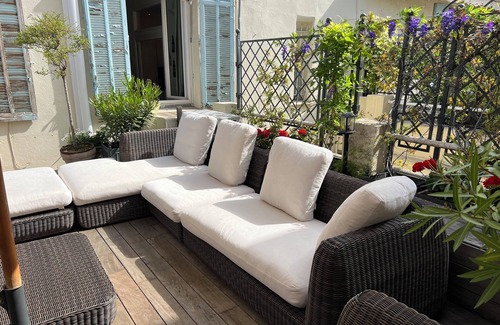 Cannes City Centre Apartment | 3-Bed Apt with 80m² Terrace | Central Cannes | 5 mins walk to Palais/Beach