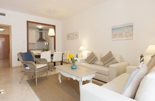 Sitges Town Center Apartment | 3 BEDROOM APARTMENT WITH SIDE balcony overlooking promenade and beach