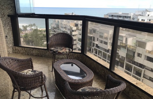 Barra da Tijuca Apartment | 3-bedroom beachfront apartment. Discount for long stays. 25% for 28 days or more.