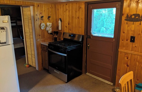 Harrison Cabin | 3 bedroom Cabin on Bertha Lake w/private beach!