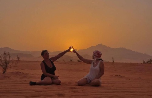 Wadi Rum RV Rental | 3-bedroom campground in welcoming Wadi Rum Village with AC, WiFi