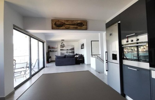 Amfilochia Condo | 3-bedroom family friendly duplex panoramically overlooking beautiful Amfilochia