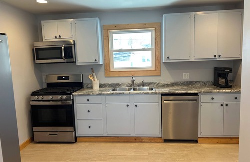 La Porte House | 3-bedroom house in charming La Porte three minute walk to beautiful Stone Lake