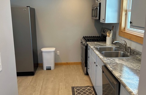 La Porte House | 3-bedroom house in charming La Porte three minute walk to beautiful Stone Lake