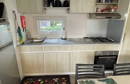 La Vallee House | 3-bedroom mobile home for 6 people - 5* campsite/20 minutes walk from the beach