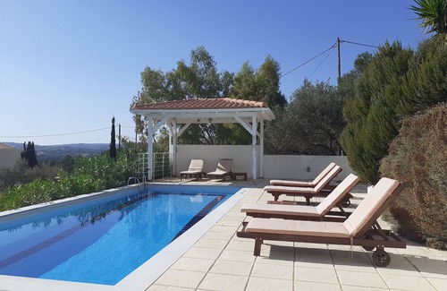 Lourdata Villa | 3 bedroom villa and pool in spacious private grounds, southwest Kefalonia.