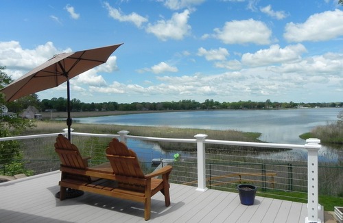 Old Saybrook House | 3 BR, 3.5 BA luxury Home sleeps 7 GreatViews, Wildlife. Academic Rental Possible