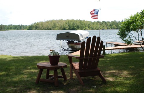 Nevis Cabin | 3 BR Cabin Surrounded by Pines on Fishing/Swimming Lake