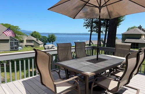 Gilford Condo | 3 BR Townhouse with Gorgeous Lake Views, Sandy Beach, Pool & Tennis