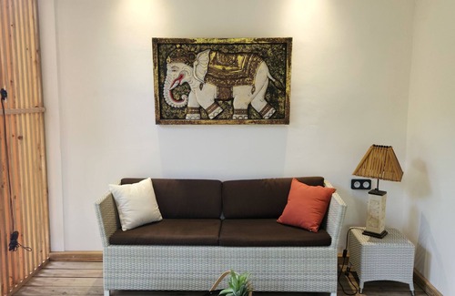 Temae Condo | 3 ' from a magnificent beach Fare de 55M2 Ideally located for golfers.