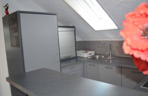 Markdorf Apartment | 3-room vacation apartment Bechinger, shower/WC, 54 sqm, attic - Haus Bechinger
