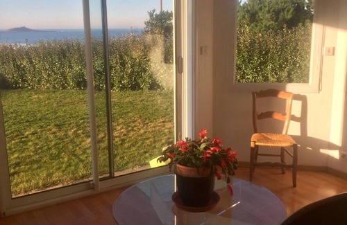 Sables-d'Or-les-Pins House | 30 meters from the beach, large comfortable house with a great sea view