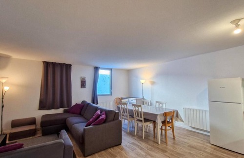Flaine Apartment | 350m from ski slopes, 1st floor, view mountain, tv, 60m², Flaine