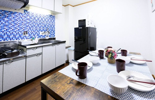 Naniwa Apartment | 38㎡ 2DK🏵️DaikokuchoStation 1-3minsWalk🏵️Osaka Kizu Market 4mins walk🏵️MAX5ppl