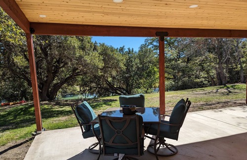 Ingram Cottage | 39 Wishes on the Guadalupe River A unique property on the Guadalupe River.