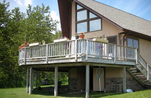 Cedarville Cabin | 3BR/2BA Lakefront Cabin, Gorgeous Bay Views, Dock, Game Room, Firepit