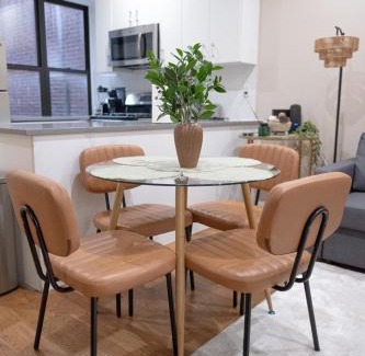 Central Park North Apartment | 3BR apt two blocks to Central Park elevator, laundry, virtual doorman