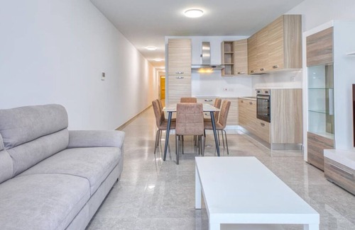 Mellieha Apartment | 3BR Maisonette w/Terrace, Pool Access & Sea View