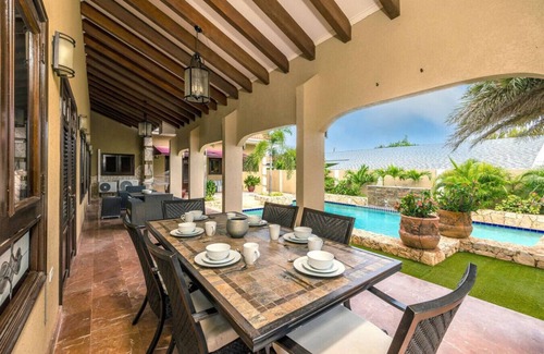 Oranjestad Villa | 3BR Villa Serene Grace w/Private Pool by Bocobay