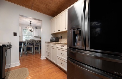 Mount Gilead House | 4 bd Lakefront Oasis with Hot Tub, Dock, FirePits, Blackstone grill, & lake toys