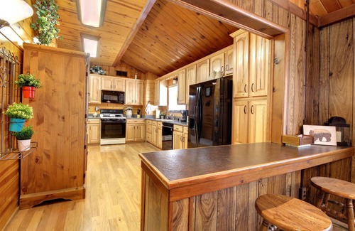 Big Bear Cabin | 4 Bedroom cabin, dog friendly with large private fenced yard and EV charger