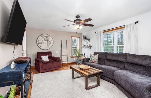 Watkins Glen House | 4 BR Home w/Game Room. 3 Min from WGI & minutes from Wine Trail.