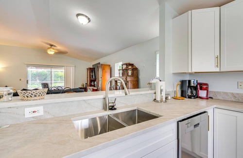 Beachwalk Isles House | 4 Mi to Beaches: Fort Myers Escape w/Patio