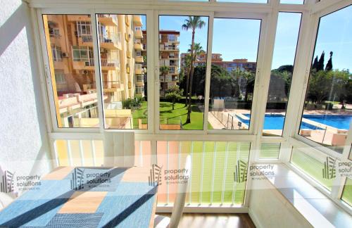 Benalmadena Costa Apartment | 47 Hercules Estudio. Vistas al jardín y la piscina. Cercano al centro. Excelente ubicación.