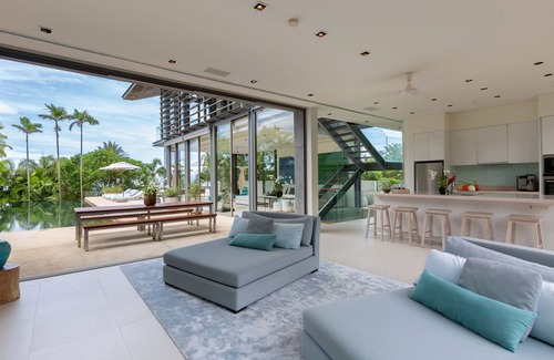 Khok Kloi Villa | 4BR Beachfront Villa w/Man Cave& Spa | Natai Beach