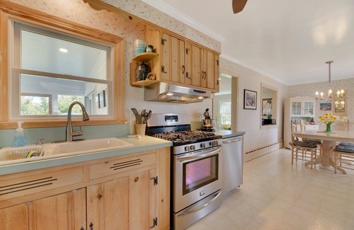 Greenport West House | 4BR Cape Home w Lg Screened Porch. 1m walk/drive Greenport Shops + Dining.
