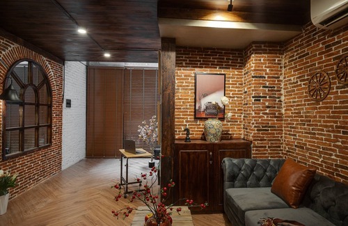 Downtown Ho Chi Minh City House | 4BR Industrial Gem with Rooftop Garden by Bến Thành