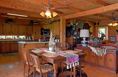 Caldwell County Cabin | 4D Guest Ranch~Large private pool with volley ball and basket ball nets
