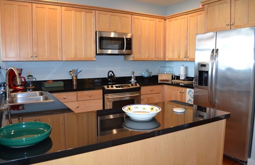 Seaside Condo | 4th Floor (top floor) Fantastic River and Tillamook Head Views from Living Room