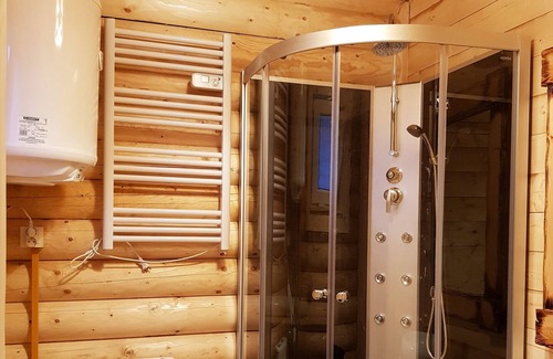 Jastrzebia Gora House | 4x BeHappy Woodhouse log cabins Sauna Jacuzzi Gdansk near Jastrzębia Góra