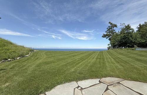 Leland House | 5-bedroom home overlooking Lk Mich. South of Leland.