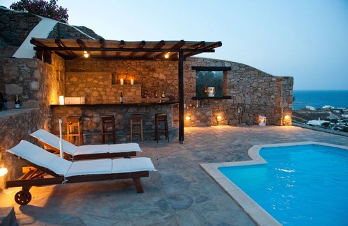Mykonos Villa | 5*Dream Vacations Villa With Private Villa with View to Infinite Blue