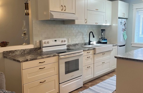 Regional District of Nanaimo Apartment | 5 min Lake Access! Walk to Pub, Air Cond, Bright, Clean, Private Garage Apt!