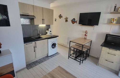 Cap d'Agde Apartment | 50 m from the port and shops. And only 10 minutes from La Conque beach
