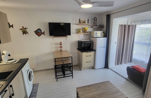 Cap d'Agde Apartment | 50 m from the port and shops. And only 10 minutes from La Conque beach