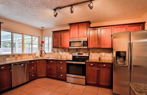 Palm Coast House | 50% off Snowbird Special- 4BD,2Bath, Lanai Pool