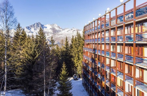 Arc-1800 Apartment | 50m from resort center, 2nd floor, view forest, balcony, tv, ski locker, 27m², Les Arcs