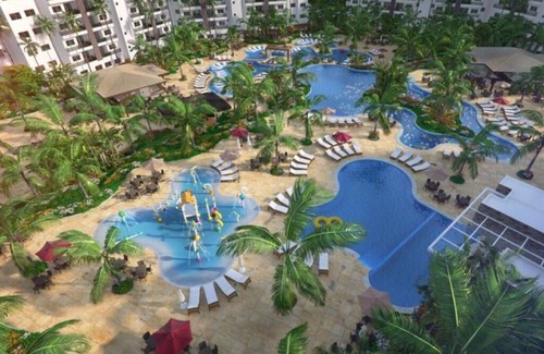 Caldas Novas Apartment | 54 m² apartment, 2 bedrooms (1 suite), balcony, kitchenette and living room