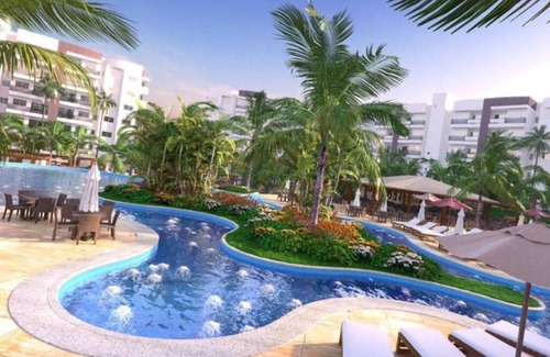 Caldas Novas Apartment | 54 m² apartment, 2 bedrooms (1 suite), balcony, kitchenette and living room