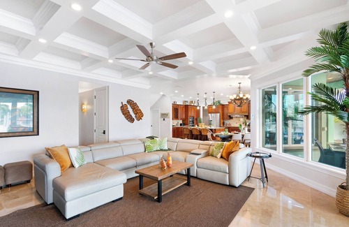 Indian Rocks Beach House | 5BR/6BA Waterfront Pool/Spa (2) 6-pass golf carts