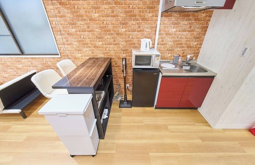 Shinbashi Apartment | 5person room2 double beds sofa bed4minute wa/Minato-ku Tokyo