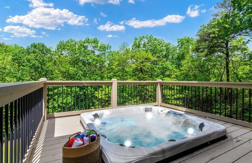 Tate Cabin | 6 Acre Private Retreat Hot Tub, Firepit, Dog Friendly & Games 6 miles to Wine!